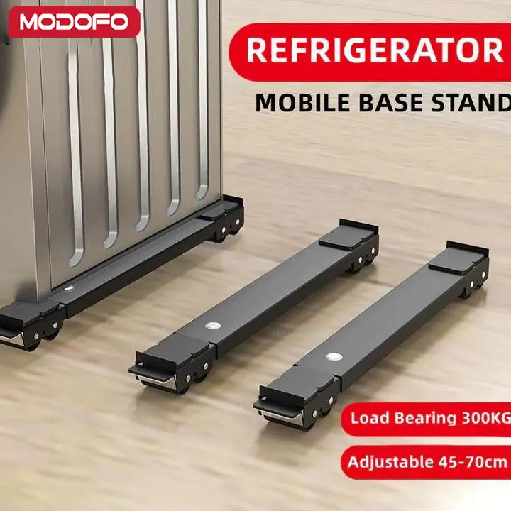 24 wheels Refrigerator Washing Machine Mobile Base Stand 2PCS Set Extendable Easily Move for Appliance Furniture
