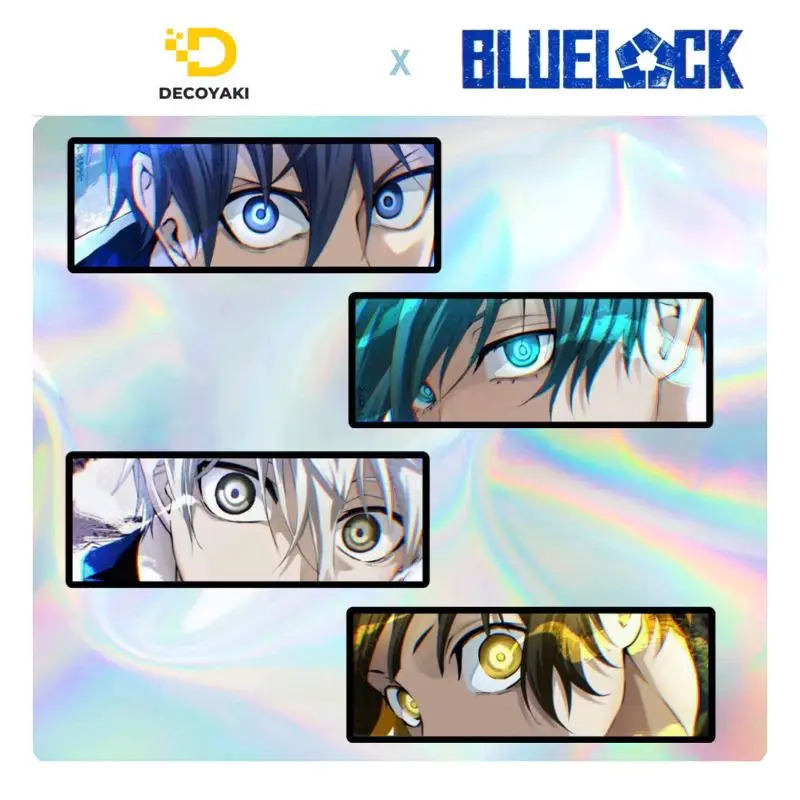 Sticker Slap Hologram Anime Blue Lock Stiker Hologram Anime Blue Lock, Stiker Anime Blue Lock