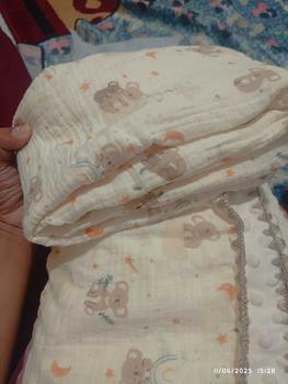 Product Review of Selimut Bayi Newborn Bamboo Lembut Halus Nyaman Ukuran 100 x 100 cm from W**a Y**a 0