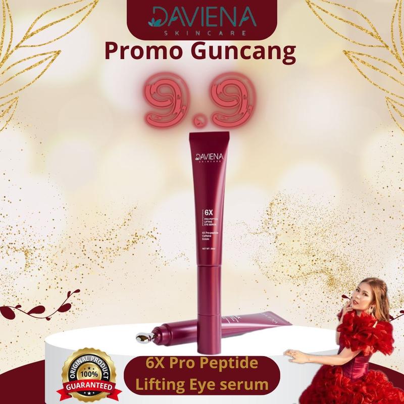 6X Pro-peptide Lifting Eye Serum 20ml | DAVIENA SKINCARE | Mengencangkan| Pemutihan | Kerutan Treatment Acid Wajah 2
