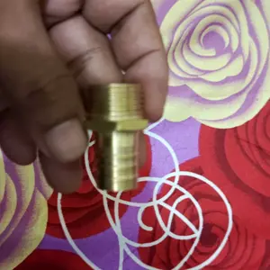 Nepel Selang Drat Luar Kuningan Kombinasi Ukuran 1/8 1/4 5/16 3/8 1/2 5/8 3/4 1