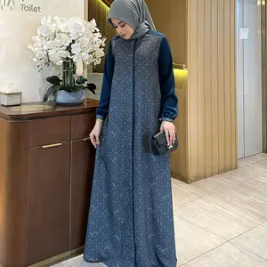 [BISA COD] Raudhah Abaya by Nadeea.id_ Nyaman Simple ELegan - Raudhah Dress