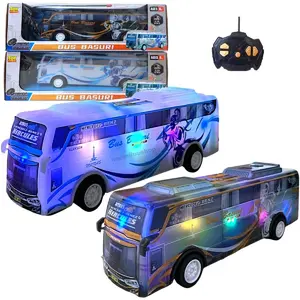 MAINAN BUS BASURI REMOTE CONTROL 1:18 SUARA TELOLET Baterai Mobil