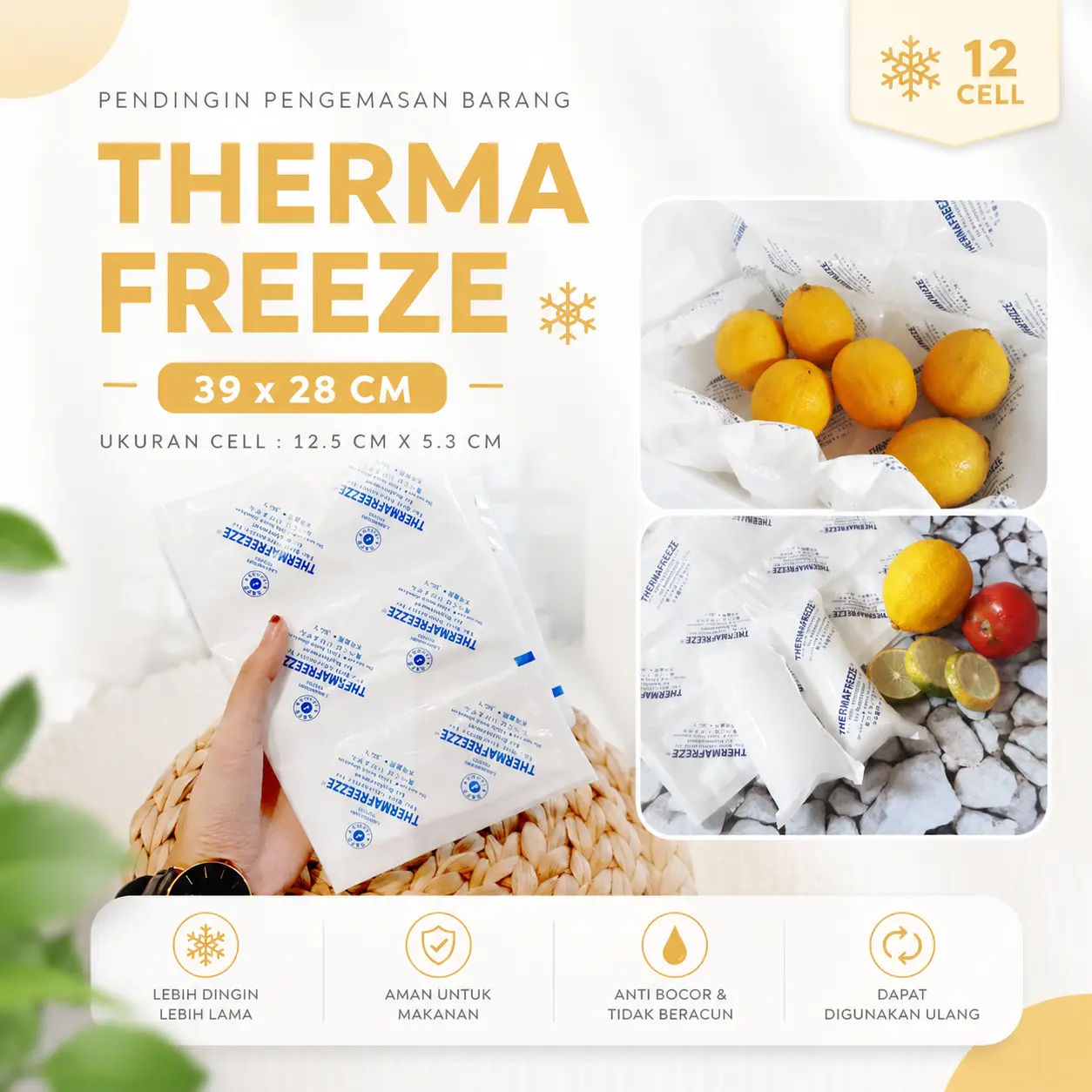 thermafreeze video | pengganti es kering jual pendingin minuman murah