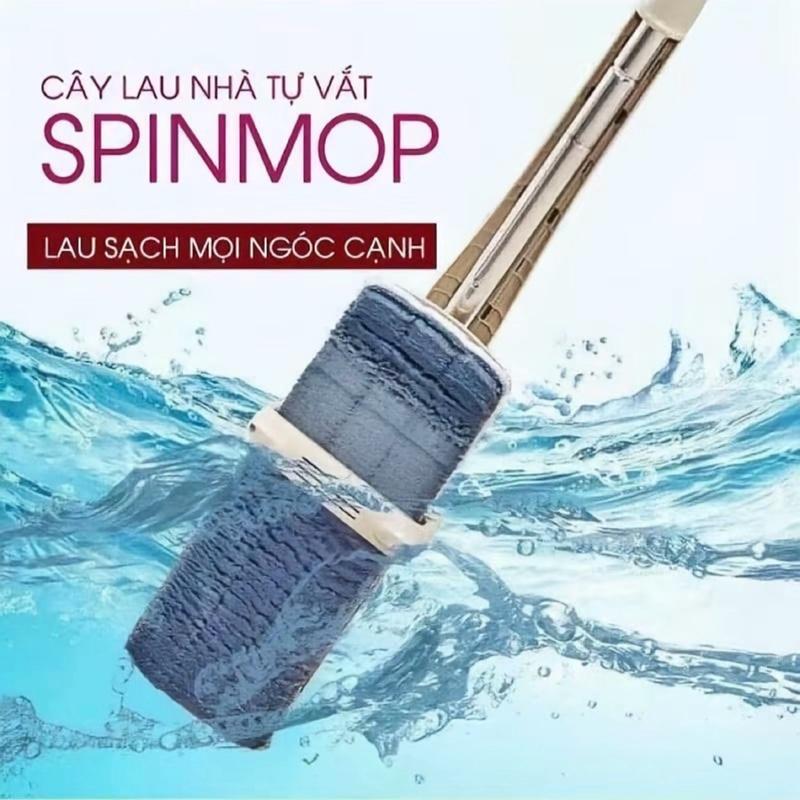 Cây lau nhà tự vắt SPINMOP - Lau sạch mọi ngóc cạnh
