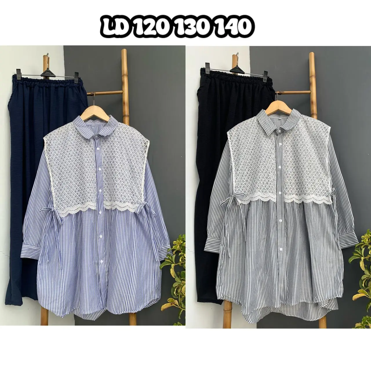 Arumi Oneset Salur Kombinasi Brukat Premium  LD 120 130 140 150