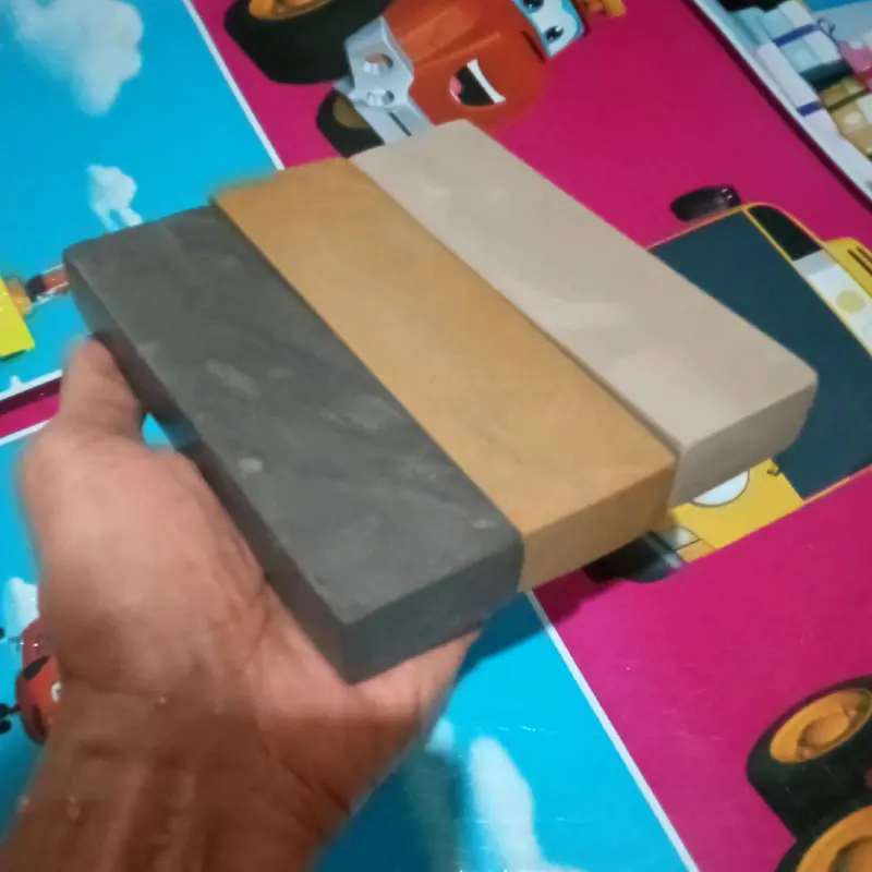 BATU asah asli alam isi 3 pcs grid 1000,6000,12000 2