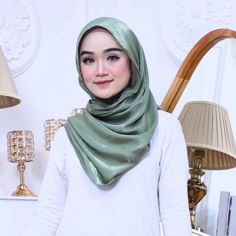 PASHMINA SHIMMER SILK PREMIUM | HIJAB SHIMMER SILK HIJABEST Kerudung Muslim 2