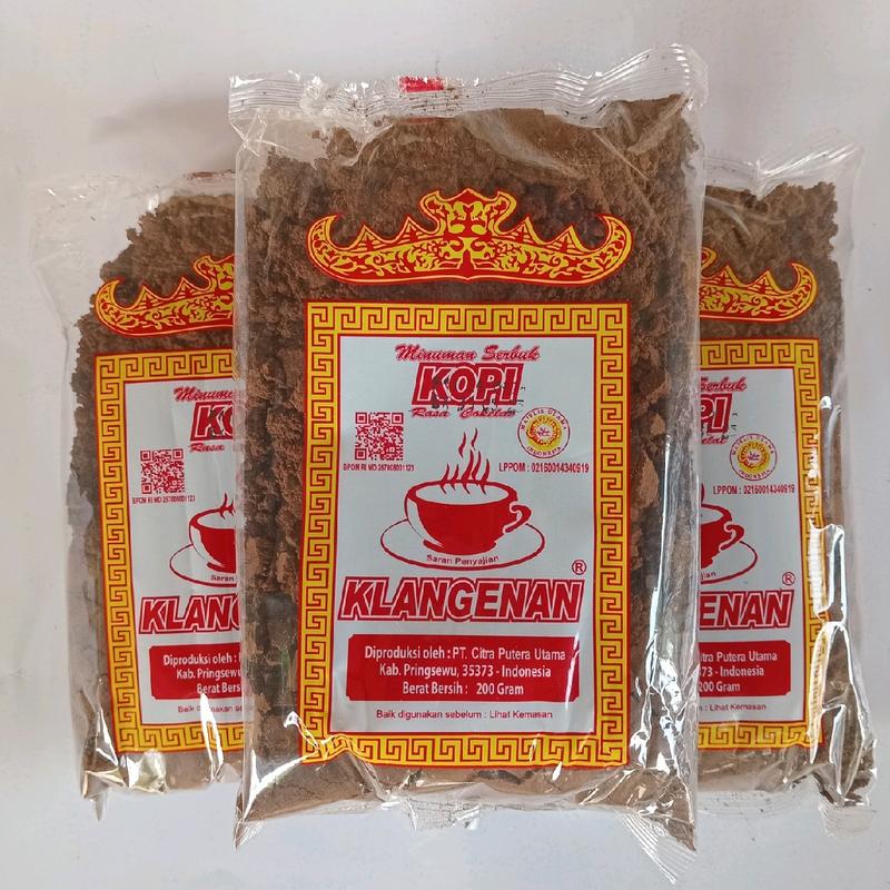 Kopi KLANGENAN Kopi Bubuk Robusta Lampung Klangenan Asli (1kg) - Isi 5 Bungkus 200gr - Coffee Robusta 4
