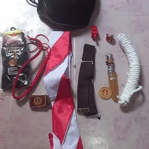 Pramuka Set Atribut Lengkap Siaga Penggalang Penegak SD SMP SMA Topi Tanda Kacu Hasduk Ring Seng Tali Peluit Ikat Pinggang Pesopramuka Kaos Kaki