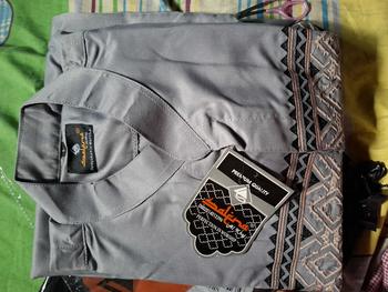 Product Review of Al-khaj Baju Koko Muslim Bordir Pria Dewasa Lengan Pendek from ** 1