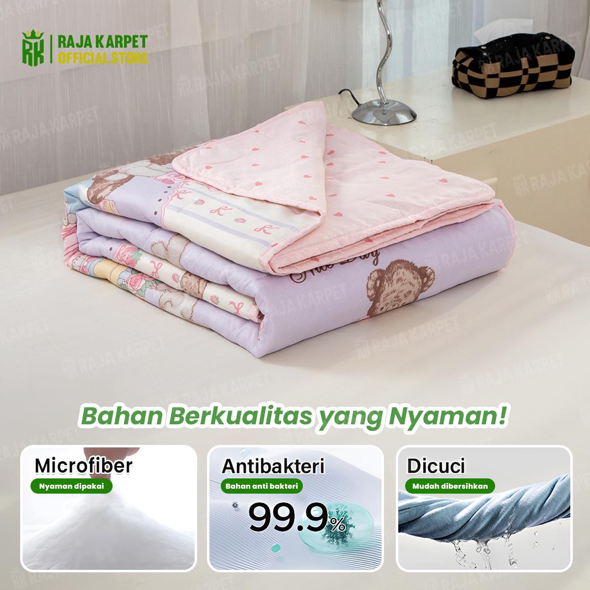 RAJA - Selimut Bedcover Blooming Series Selimut Cantik Microtex Motif Lucu & Menggemaskan [15]
