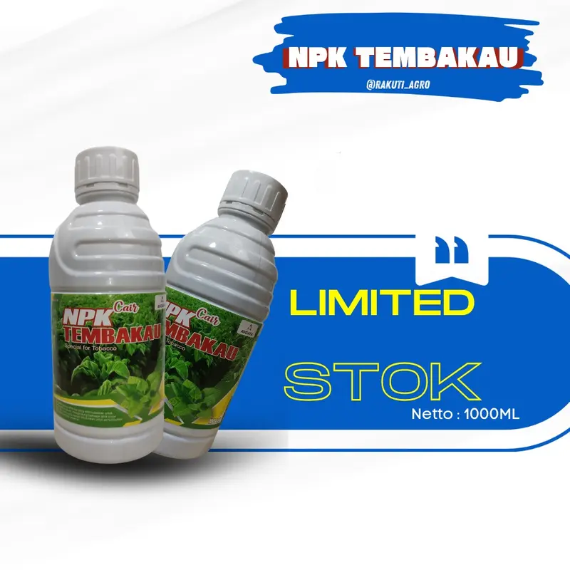NPK MBAKO Pupuk Cair Organik & Anorganik 1000ml, Meningkatkan Kualitas Daun Lebar & Tebal, Teknologi INTENSIFIKASI, 99% Asli - Tanah Tanaman Penyubur 3