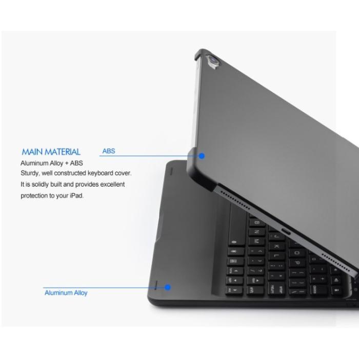 Case Rotate 360 Keyboard iPad 11 12.9 Wireless Keyboard Touchpad Table - 12.9inch, Hitam 2