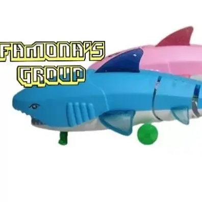 Mainan Ikan Hiu Bergerak Dan Nyala / Mainan Hiu Musik Berjalan / Mainan Sea Animal / Mainan Ikan Hiu / Shark Toys 2