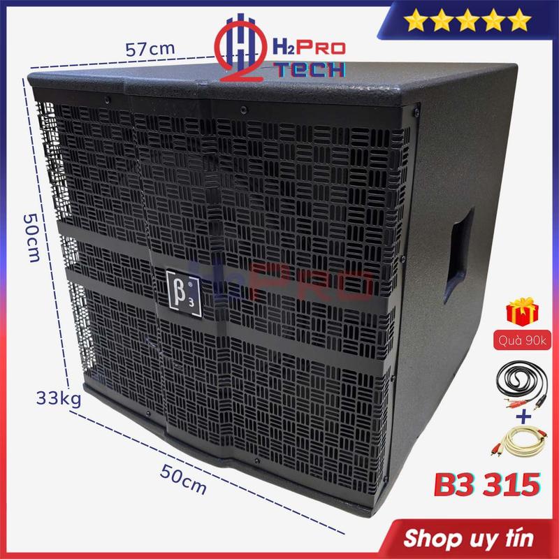 Loa Siêu Trầm Bass 40 B3 315 700W Nguồn Xuyến Đồng - Từ 170, Loa Sub Điện B3 Karaoke Gia Đình Cao Cấp Đánh Cực Căng (Tặng Dây AV Đôi) - Anh Quân Audio