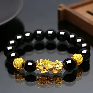 【A】Biden Gelang Mewah Pria YNBK060-Black