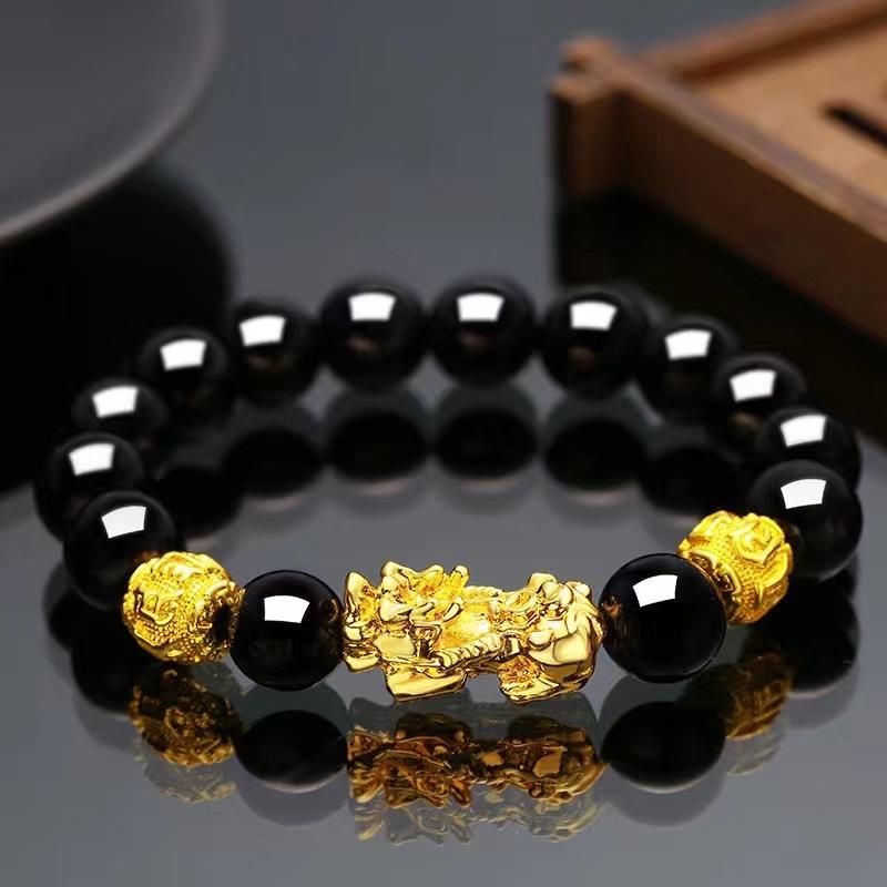 【A】Biden Gelang Mewah Pria YNBK060-Black 0