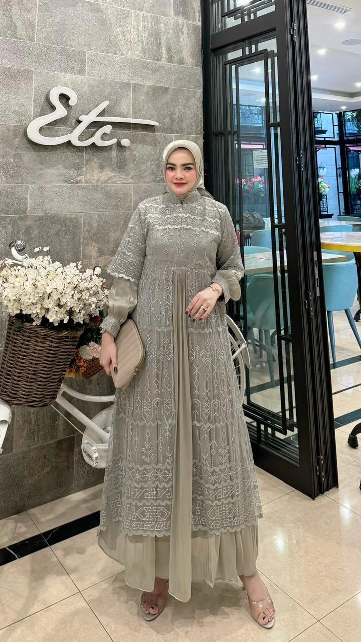 Product Introduction of gamis lebaran ziva dress terbaru original 10