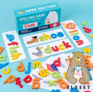 MAINAN EDUKASI ANAK MENCOCOKAN KATA MENGENAL HURUF / SPELLING GAME