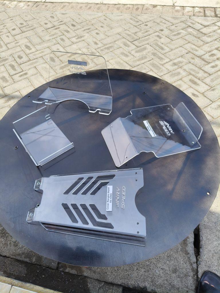 NRV mika kolong Akrilik Yamaha RX-King Transparan Jok Motorcycle