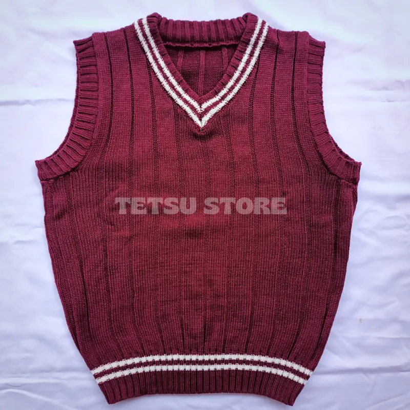 TETSU STORE - Rompi Rajut Anak Motif Salur - Atasan Anak Usia 2-12tahun - Vest Knit 3