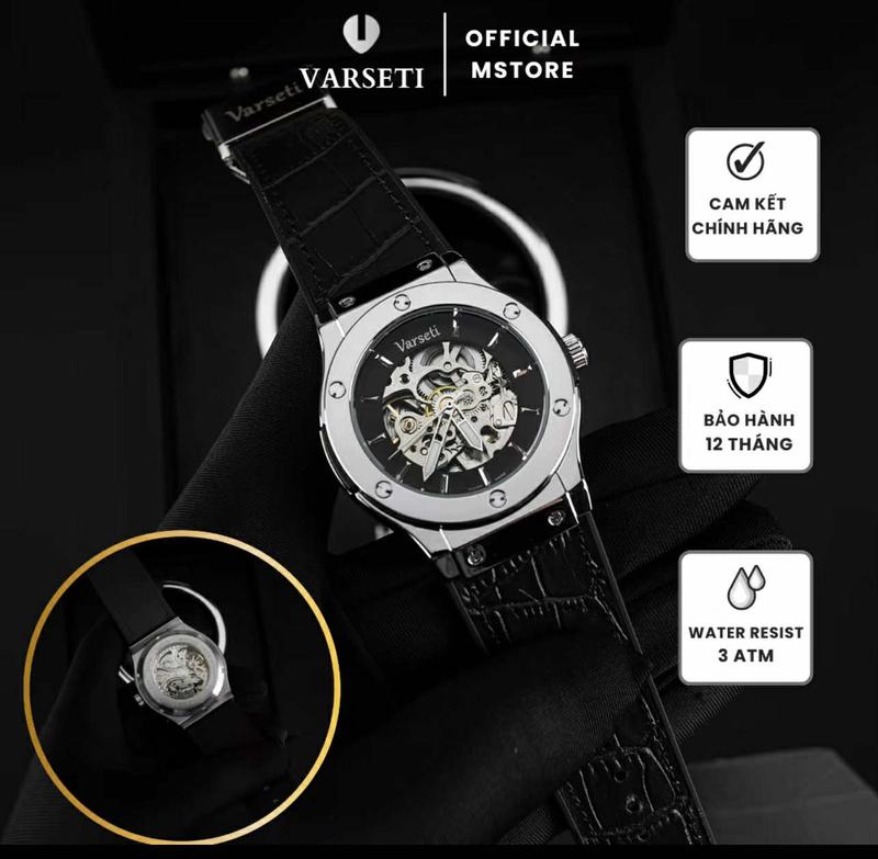    ĐỘC QUYỀN HÙNG LUXURY   M136 - Đồng Hồ Nam Cơ Versati Phiên Bản Cao Cấp Thời Trang Sang Trọng 