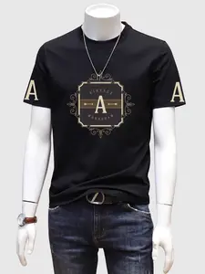 Baju kaos pria dan wanita bahan catton combed 24s sablon print DTF VITAGE A