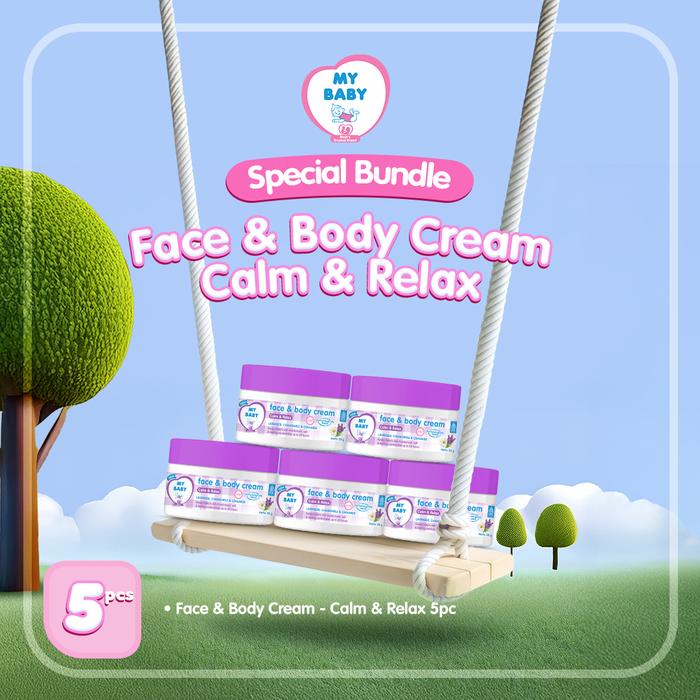 Gambar MY BABY Face & Body Cream Calm & Relax [50 g / 5 pcs] - Exp: 07.2027 dari TempoStore Kota Administrasi Jakarta Timur Tokopedia
