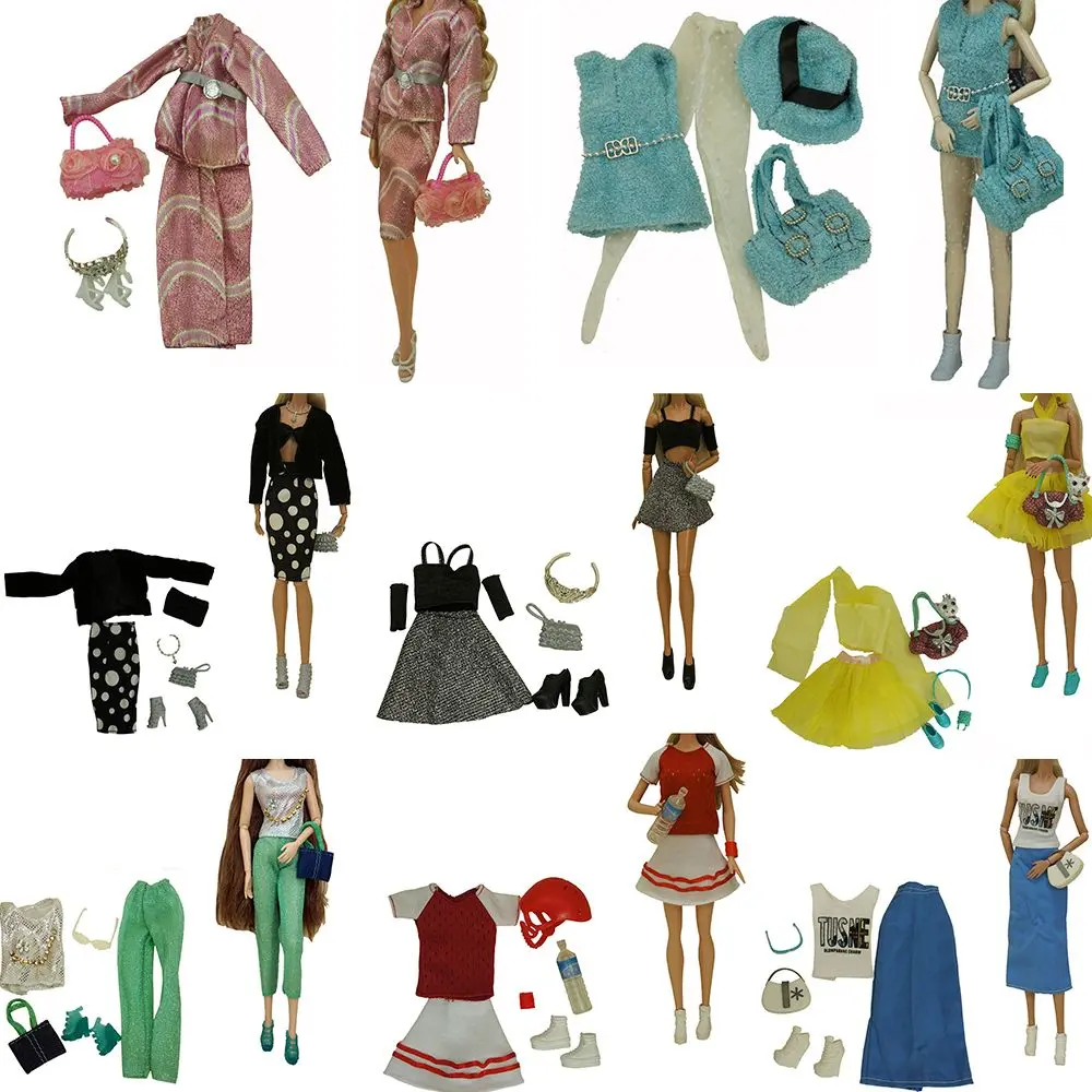 Fashion Doll Accessories Wear Skirt Decorative Collocation Mini Coats Doll Clothes Suit Dress