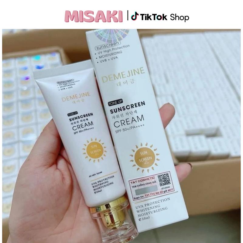 Kem chống nắng DEMEJINE Hàn Quốc SPF 50+ TUÝP 50ML