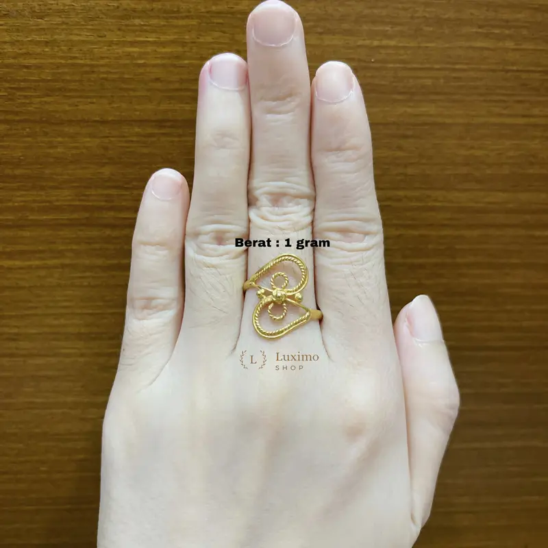 Cincin Dewasa Model Kembang Ukir EMD 0