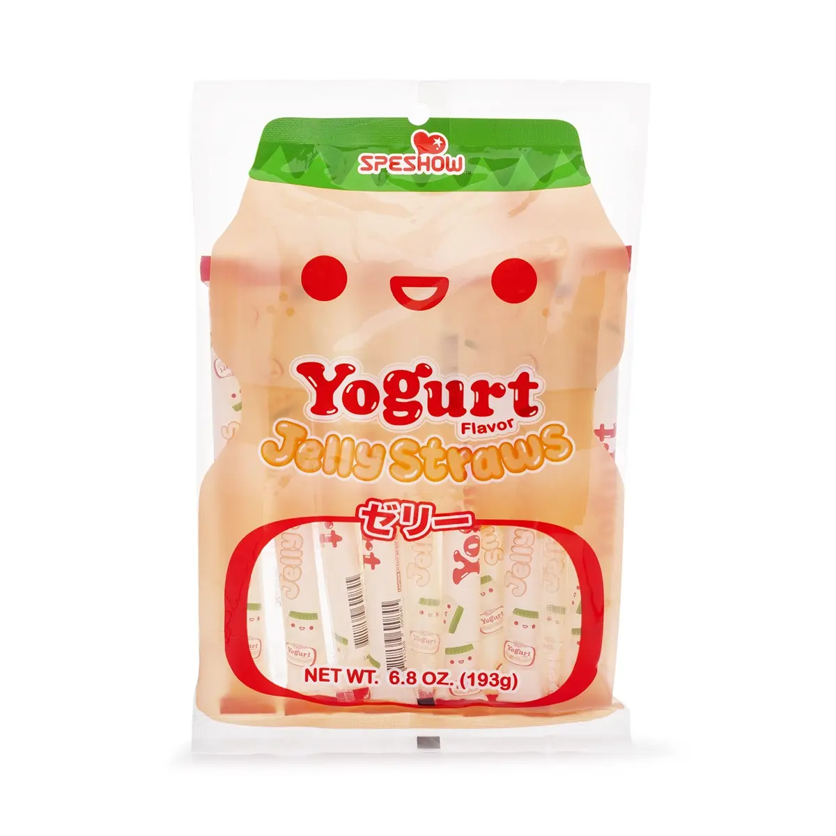 Speshow Yoghurt Jelly Straws/Jelly Rasa Stroberi/Jelly Stick 193gr