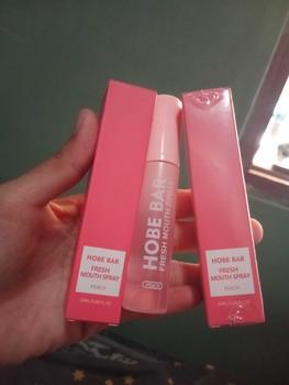 Product Review of HOBE BAR Probiotic Oral Spray - Sugar-Free, Alcohol-Free, and Preservative-Free, Peach Mint Flavor for Fresh Breath (20 ml) hobe  bar pewangi mulut semprot mouth spray parfum  mulut Liquid from A**i G**a ** 1