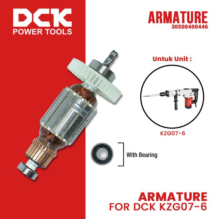 Gambar Armature/Angker untuk Mesin Bobok KZG/DZG/AZG07-6 dari DCK Power Tools Indonesia Kota Administrasi Jakarta Barat Tokopedia