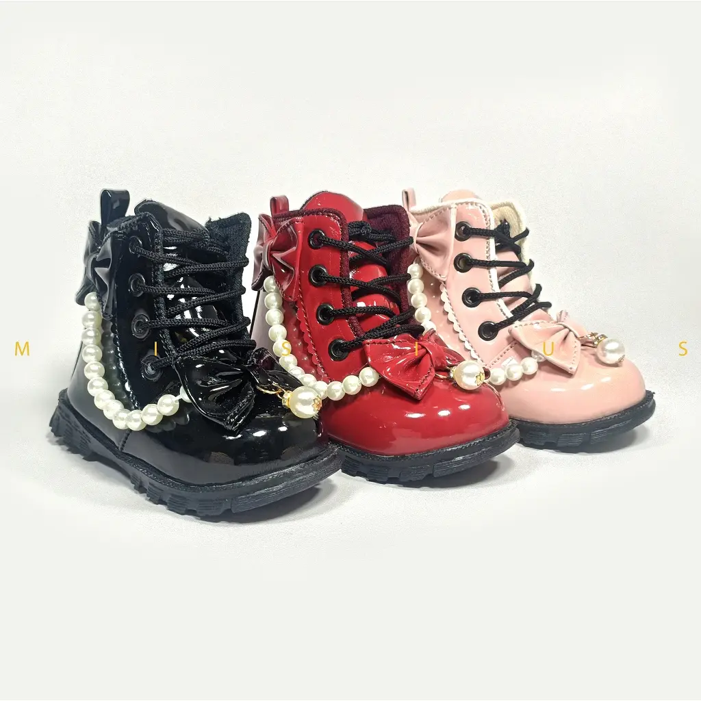 Misius - OHARA Sepatu Boots Anak Casual Pita Mutiara
