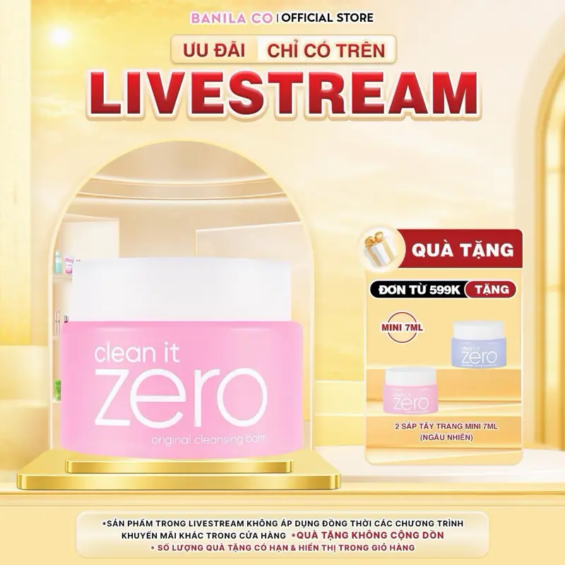 Sáp Tẩy Trang Banila Co Clean It Zero Original Cleansing Balm 180ml