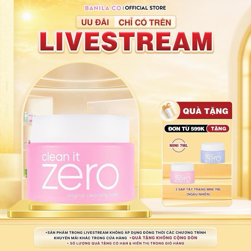 Sáp tẩy trang Banila Co Clean It Zero Cleansing Balm Original 180ml - Dành cho…