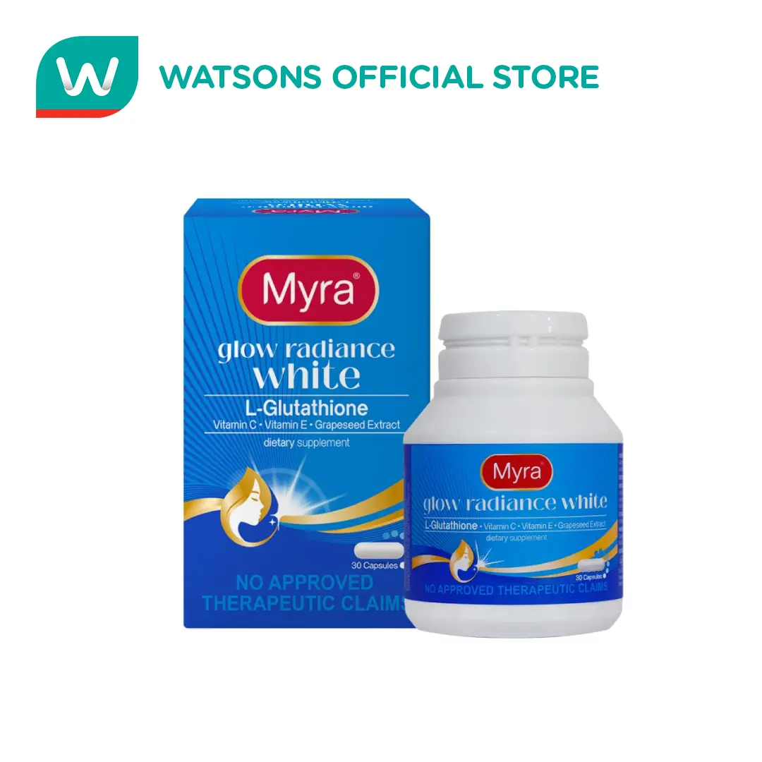 MYRA Glow Radiance White Bottle 30 Capsules - TikTok Shop Philippines