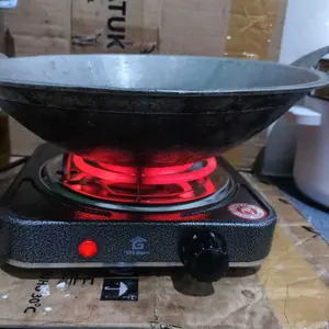 GM Bear Kompor Listrik 1 Tungku Warna Hitam Perak/Biru 2495/2497 - Electric Stove Portable Kompor Listrik Mini