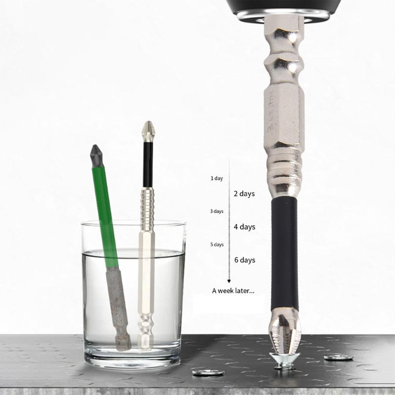Bộ Mũi Khoan Chéo PH2 Từ Tính, Chống Gỉ Sét, Chống Mài Mòn, Thích Hợp Cho Máy Khoan Cầm Tay 7