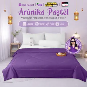 CICIBARBAR | Selimut Premium Arunika Pastel Series Hangat Halus & Adem Warna Pastel Single, Queen & King Size - RAJA KARPET
