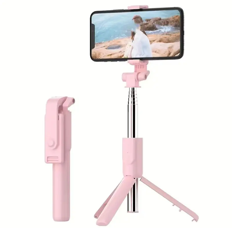Tongsis Tripod Macaroon Remot Bluetooth Panjang 70cm 0
