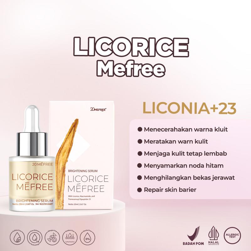 Glow & Clear Layering -  Licorice Mefree +  Centella Mefree (Brightening Serum +  Acne Serum) - Mencerahkan sekaligus mengurangi jerawat, minyak berlebih, komedo dan chicken skin 7