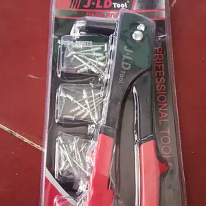 JLD Tang Rivet/9.5inch Tang paku rivet/40pcs mata 2.4-4.8mm/Hand Riveter Alat paku rivet paku ripet JLD Tool