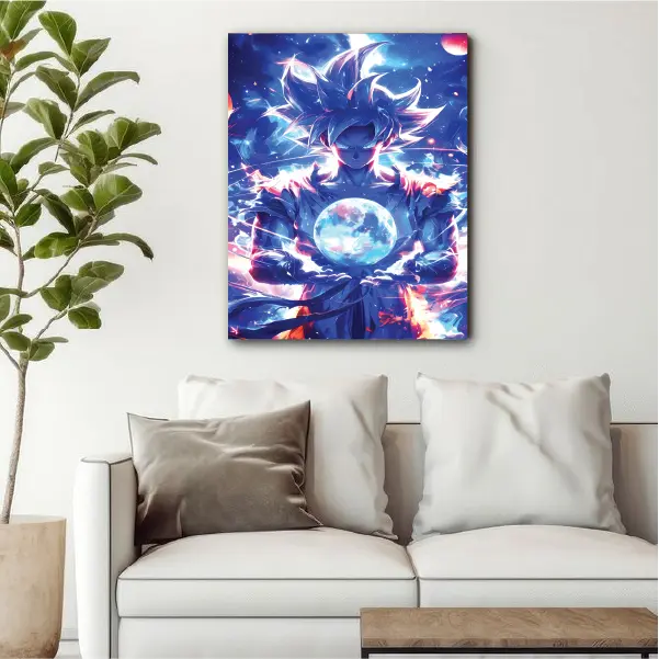 Poster Goku Dragon Ball Pajangan Kamar Aesthetic - AMVI Exclusive Design - Dinding