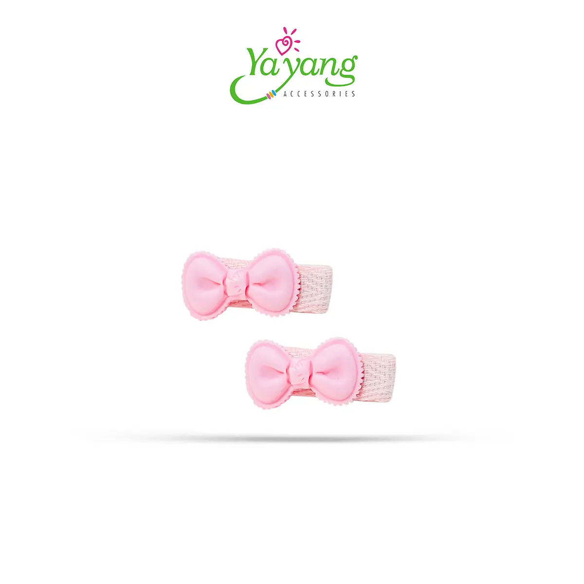 YAYANG Jepit Slip Kain Bayi Pita TipTop Mini Macaroon Lucu Pastel - Jepit Bayi Lucu - NAJ2940
