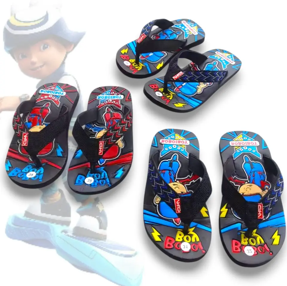 Sandal Anak Laki-laki Motif Boboiboi Fashion Terbaru Kren