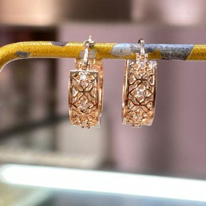Anting Emas Radiantz Collection SDW - Rosegold 18k 5