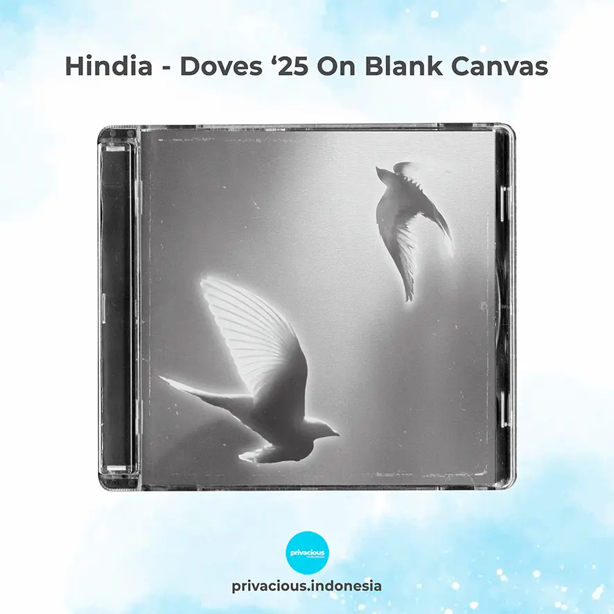 Hindia - Doves '25 On Blank Canvas